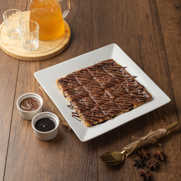 E7 โรตีไข่ นูเทลล่า + ช็อกโกแลต