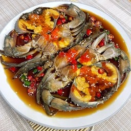 ปูไข่ดองซีอิ้วเกาหลี size M ไข่แน่น 2 ตัว ฟรีน้ำจิ้มรสเด็ด