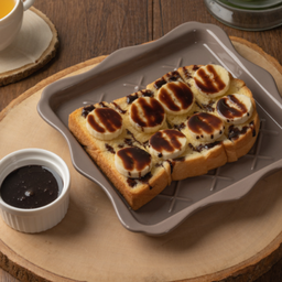 T9 ขนมปังปิ้ง เนย + กล้วย+ช็อกโกแลต