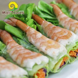 Maetawan แม่ตะวัน สลัดโรล สลัดผัก