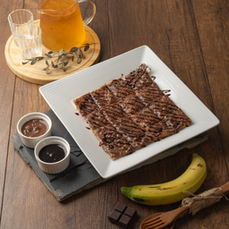 B7 โรตีกล้วย นูเทลล่า + ช็อกโกแลต