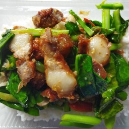 เจ๊เพ็ญ อาหารตามสั่ง องค์การขนส่งมวลชนกรุงเทพฯ (อู่รังสิต)