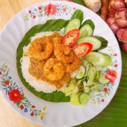 ข้าวมันแกงกุ้ง สูตรนครศรีฯ