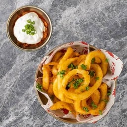 Curly fries Kimchi Sour Cream