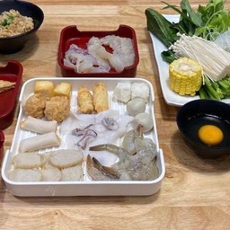 Set F ชุดสุดคุ้ม(ผักเปลี่ยนไม่ได้)