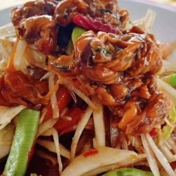 ตำปูปลาร้าหอยดอง