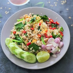 ข้าวผัดคะน้าปลาเค็ม