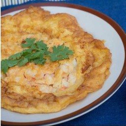 ไข่เจียวกุ้งสับ