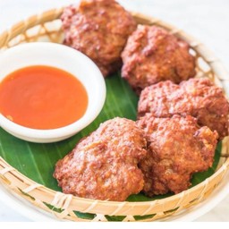 หมูปั้นทอด