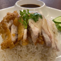 ข้าวมันไก่ผสม