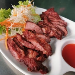 เนื้อแช่น้ำปลา Fried Sun-Dried Beef with Fish Sauce