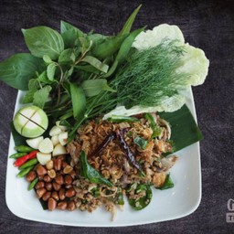 ลาบหมูคั่วข่า