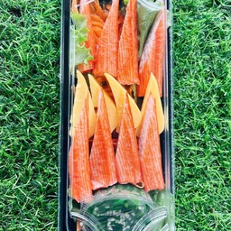 ชุดซาเซมิหน้ารวม(ปูอัด+ไข่หวาน+ยำสาหร่าย)