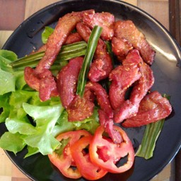 หมูทอดแดดเดียว