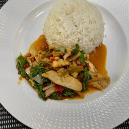 Pork And Basil Rice