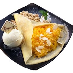 เครปเย็นฝอยทอง