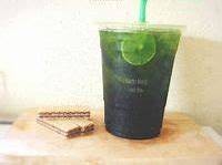 ชาเขียวน้ำผึ้งมะนาวเย็น