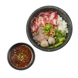 ข้าวต้มแห้งเนื้อ