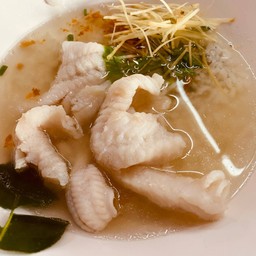 ข้าวต้มปลา (Rice soup with fish)