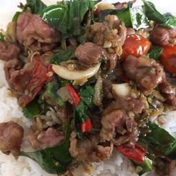 ข้าวราดผัดจังโก้