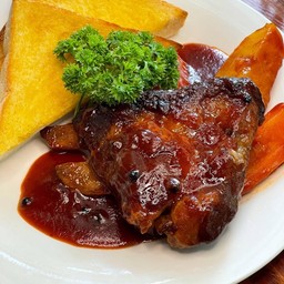 โทส+สตูว์ซี่โครงหมูอบ