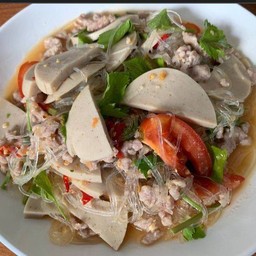 ยำวุ้นเส้นหมูสับ