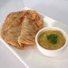 โรตีน้ำแกงไก่ถั่วเหลือง