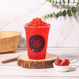 S2 โบบาสตรอเบอร์รี่โซดา (16oz)