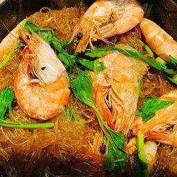 กุ้งอบวุ้นเส้น