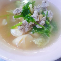 ต้มจืดเต้าหู้ไข่หมูสับ