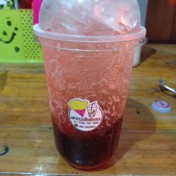 สตอเบอรี่ โซดา ไข่มุก