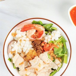 ปลาเก๋ารวมมิตรลวก