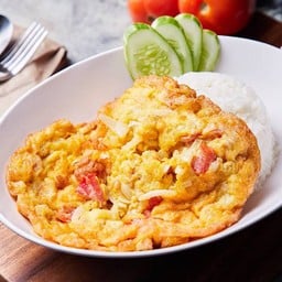 ข้าวไข่เจียวหมูสับ