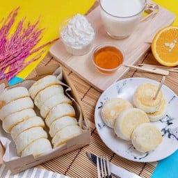 แพนเค้กมินิ ออริจินอล+น้ำผึ้งเมเปิ้ล