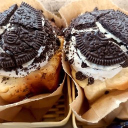 ขนมปังไส้เนยนมสดโอริโอ้