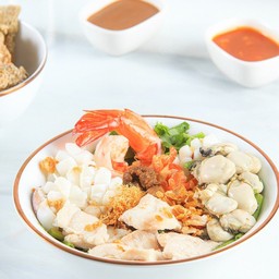 เกาเหลาปลากะพงรวมมิตร+หอย