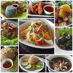 ครัวตาปอนด์ อาหารตามสั่ง หมูกรอบ สุกี้ห่อผัก หมูกระทะ