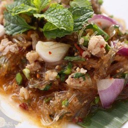 ลาบวุ้นเส้นหมูสับ