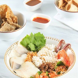 ปลาเต๋าเต้ยรวมมิตรลวก