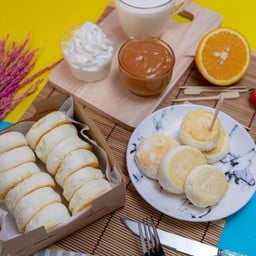 แพนเค้กมินิ ออริจินัล+สังขยาชาไทย