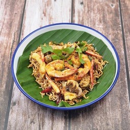 ผัดมาม่าพริกแห้ง