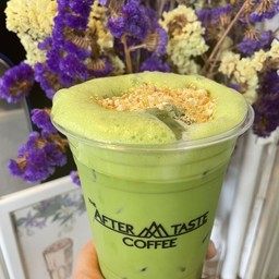 ชาเขียวถั่วตัด