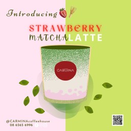 STRAWBERRY MATCHA LATTE