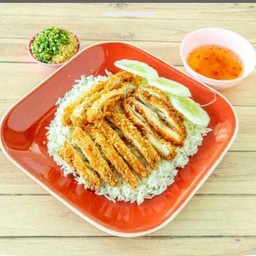 ข้าวมันไก่ทอด ธรรมดา