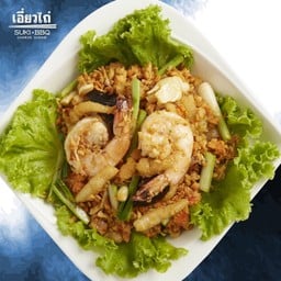 กระเพาะปลาผัดมันกุ้ง จานเล็ก