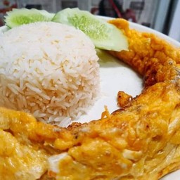 Crab Meat Omelette With Rice