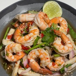 ยำกุ้งสุก