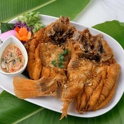 ปลาทับทิมทอดน้ำปลา