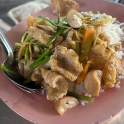 ข้าวปลาผัดคื่นฉ่าย