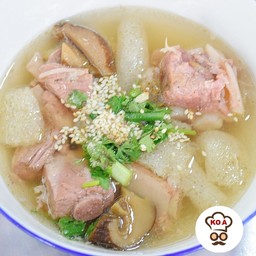 เเกงจืดเยื้อไผ่ ซี่โครงหมูตุ๋น